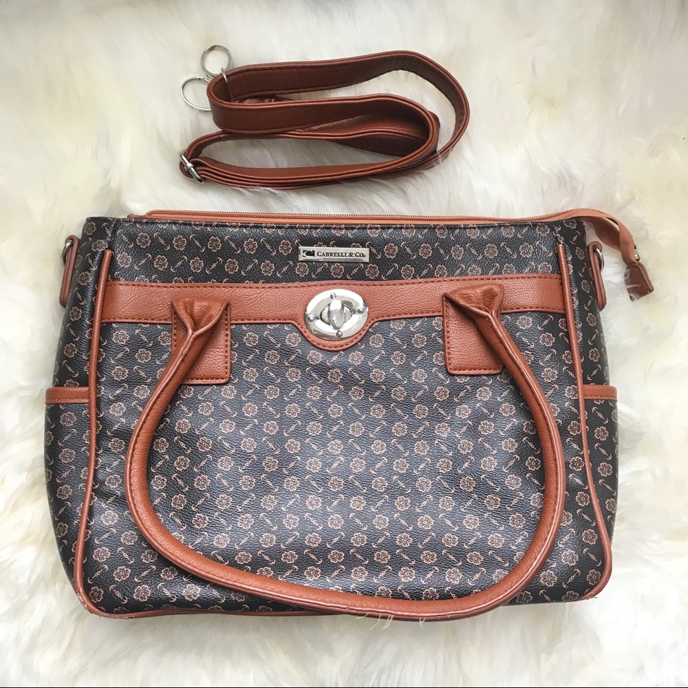 Flower Printed Tablet Tote (Rollerbrief Friendly)